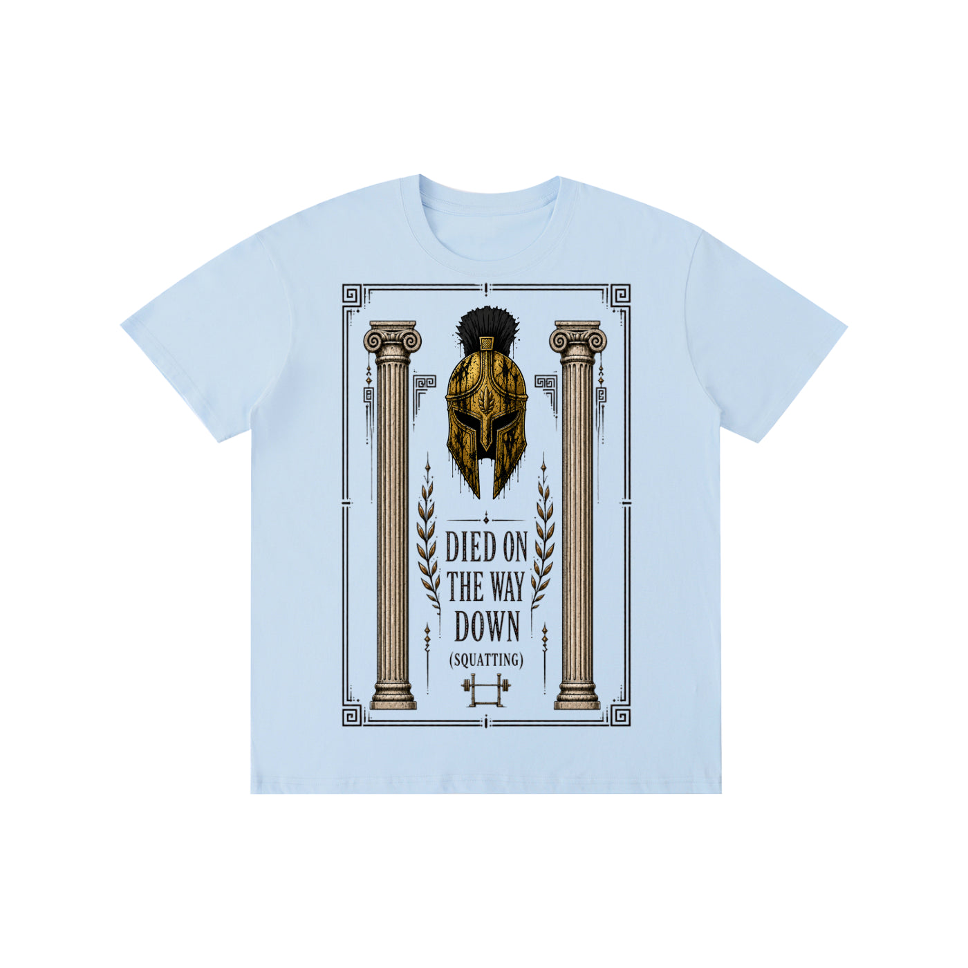 Died on the Way Down (Squatting) Oversized T-Shirt