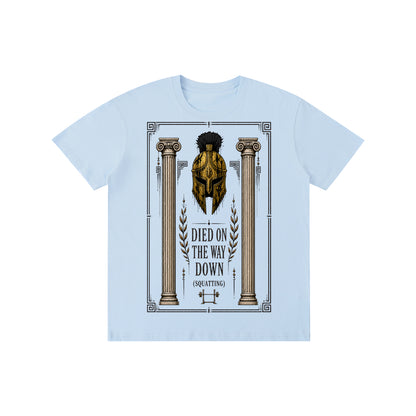 Died on the Way Down (Squatting) Oversized T-Shirt