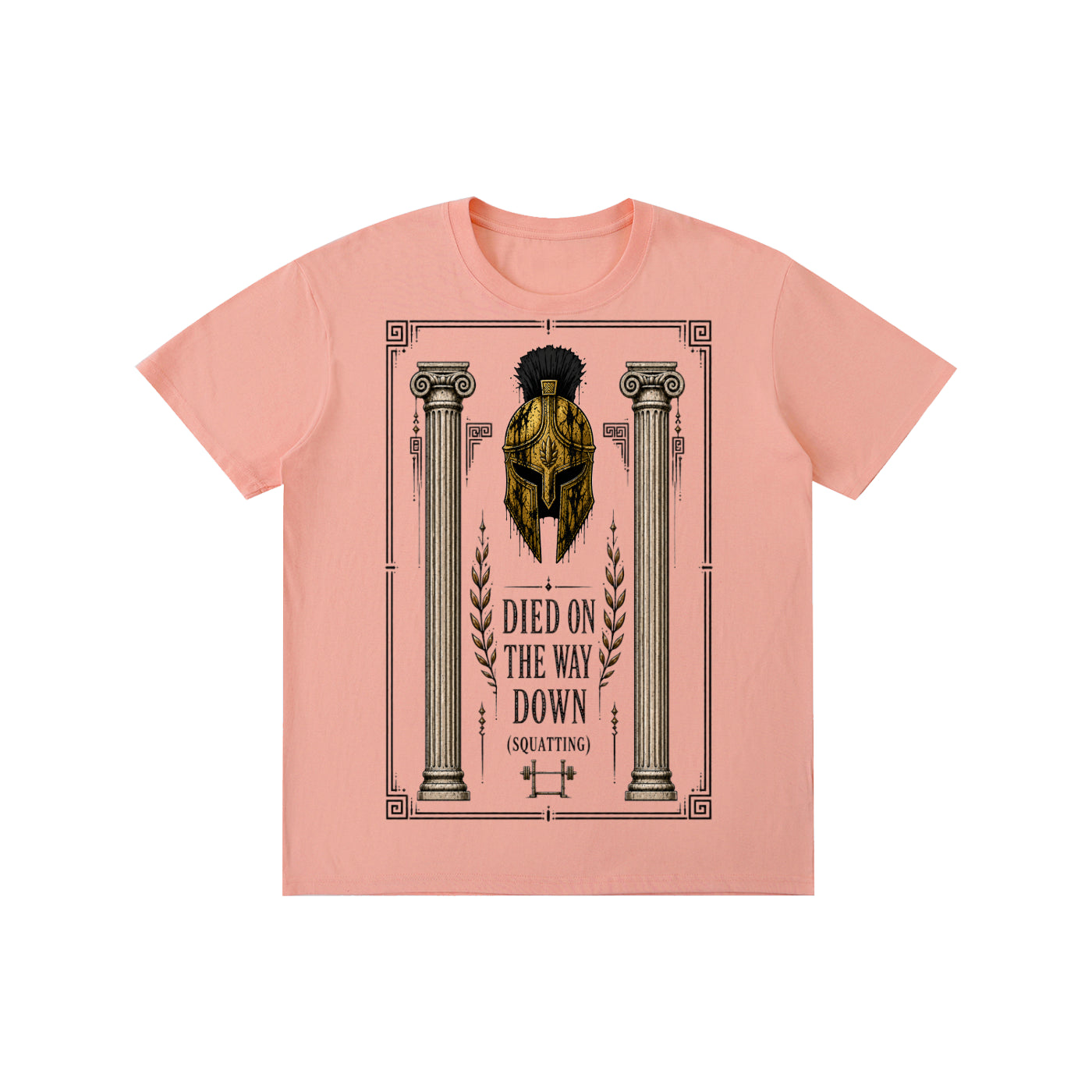 Died on the Way Down (Squatting) Oversized T-Shirt