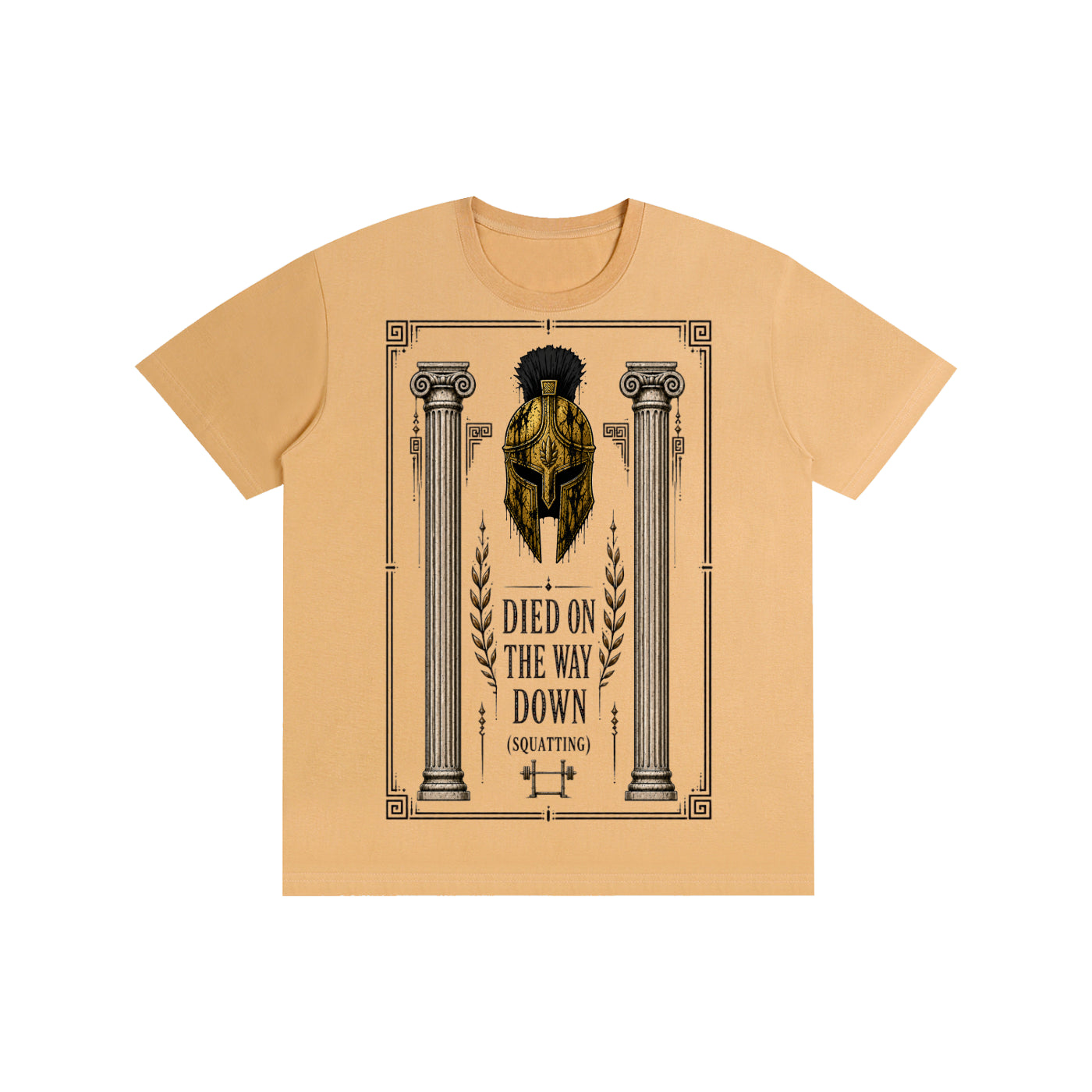 Died on the Way Down (Squatting) Oversized T-Shirt