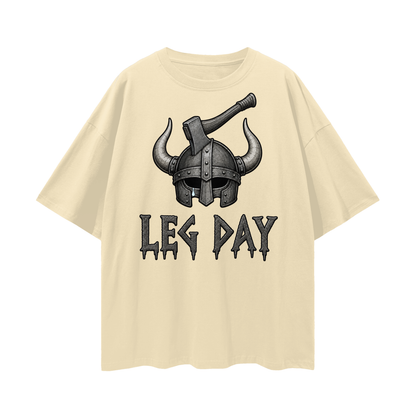 Leg Day Gym Oversized T-Shirt