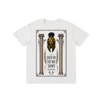 Died on the Way Down (Squatting) Oversized T-Shirt