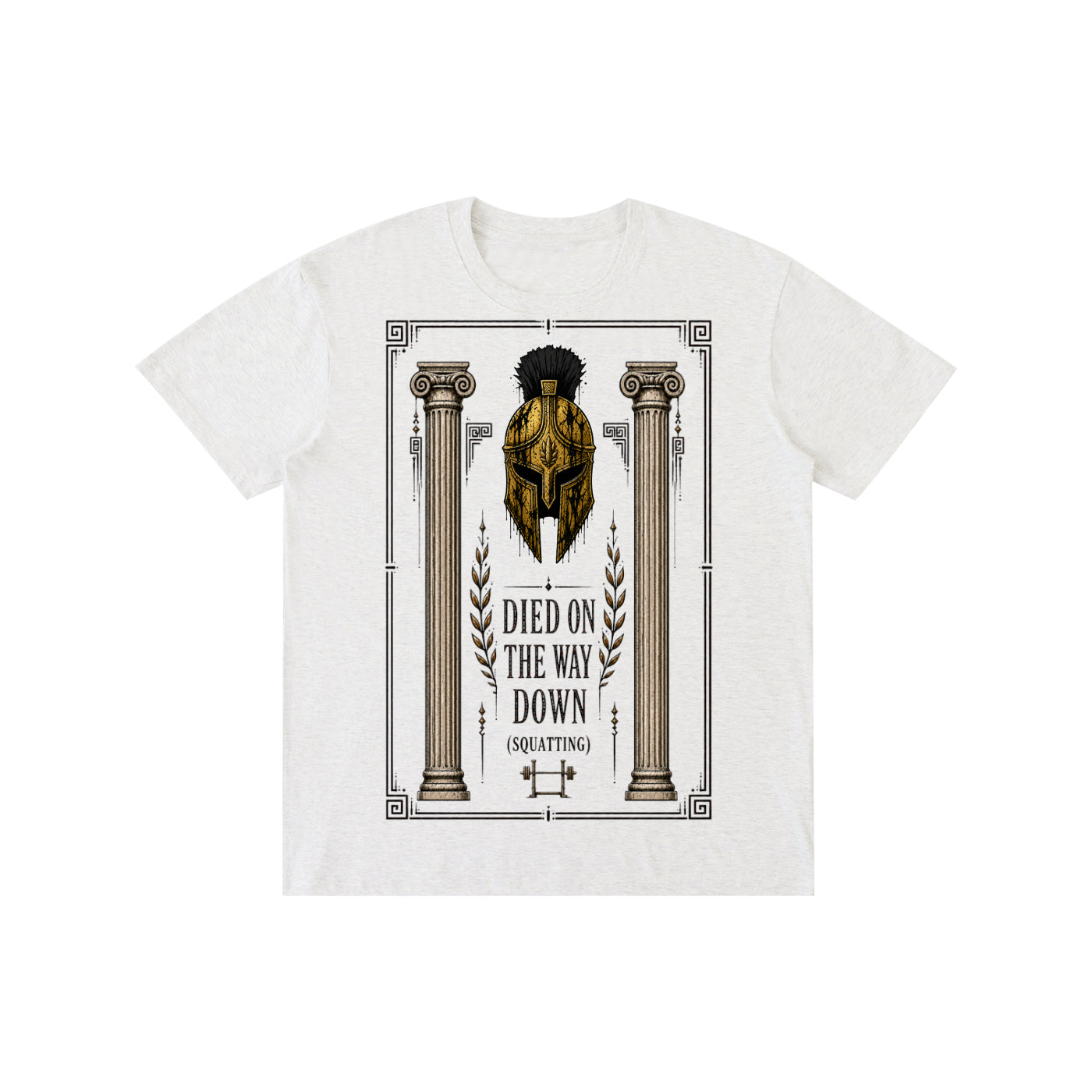 Died on the Way Down (Squatting) Oversized T-Shirt