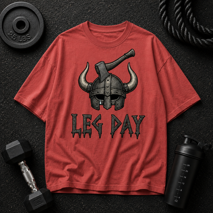 Leg Day Gym Oversized T-Shirt