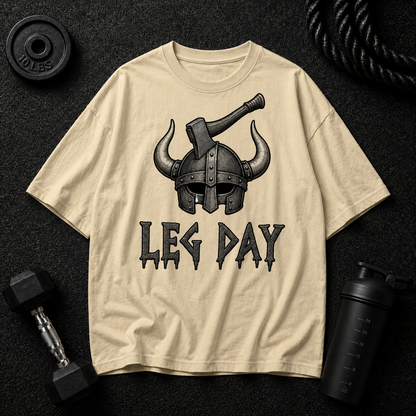 Leg Day Gym Oversized T-Shirt