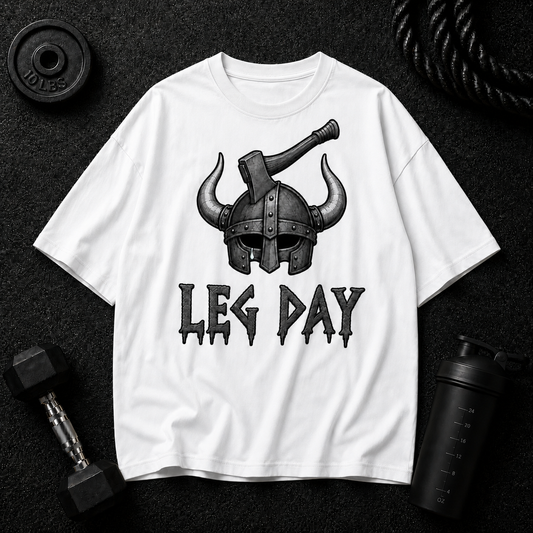 Leg Day Gym Oversized T-Shirt