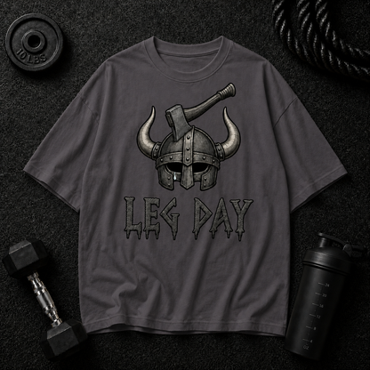 Leg Day Gym Oversized T-Shirt