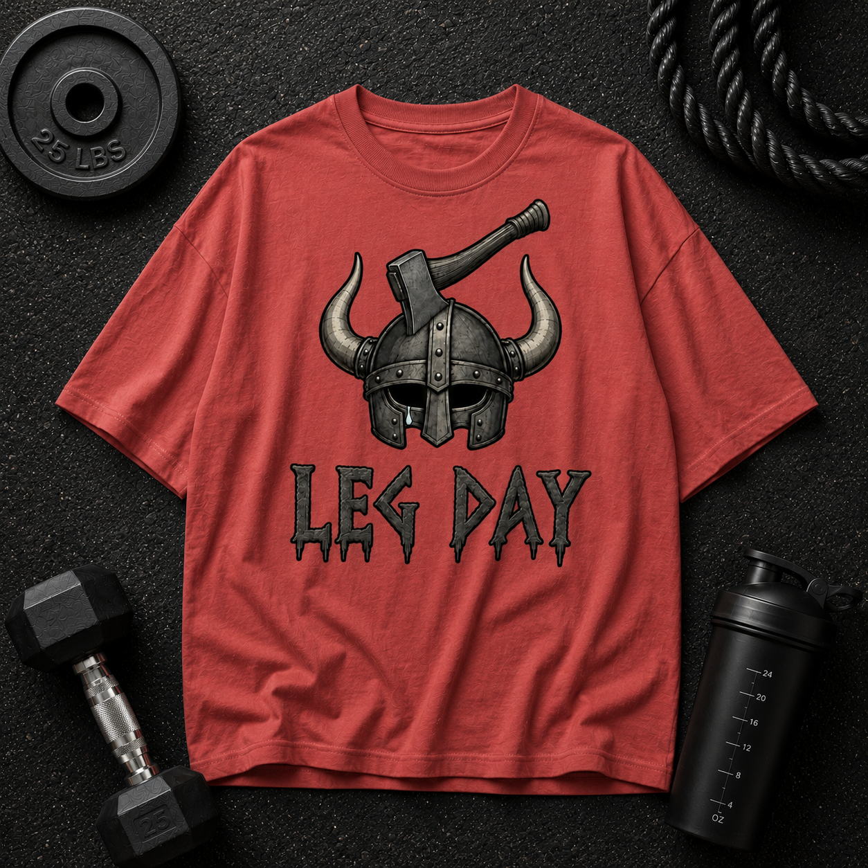 Leg Day Gym Oversized T-Shirt