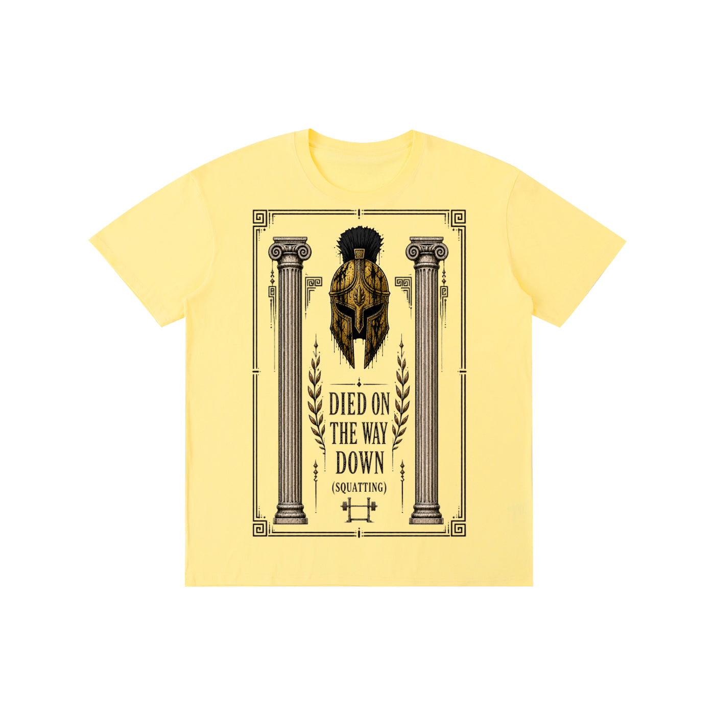 Died on the Way Down (Squatting) Oversized T-Shirt