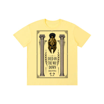 Died on the Way Down (Squatting) Oversized T-Shirt
